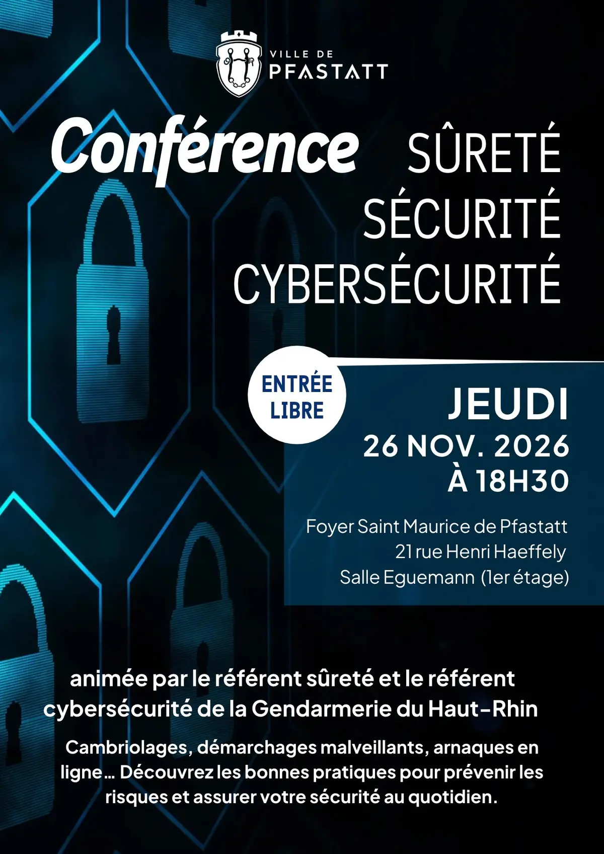 Conférence : Sûreté, Sécurité et Cybersécurité