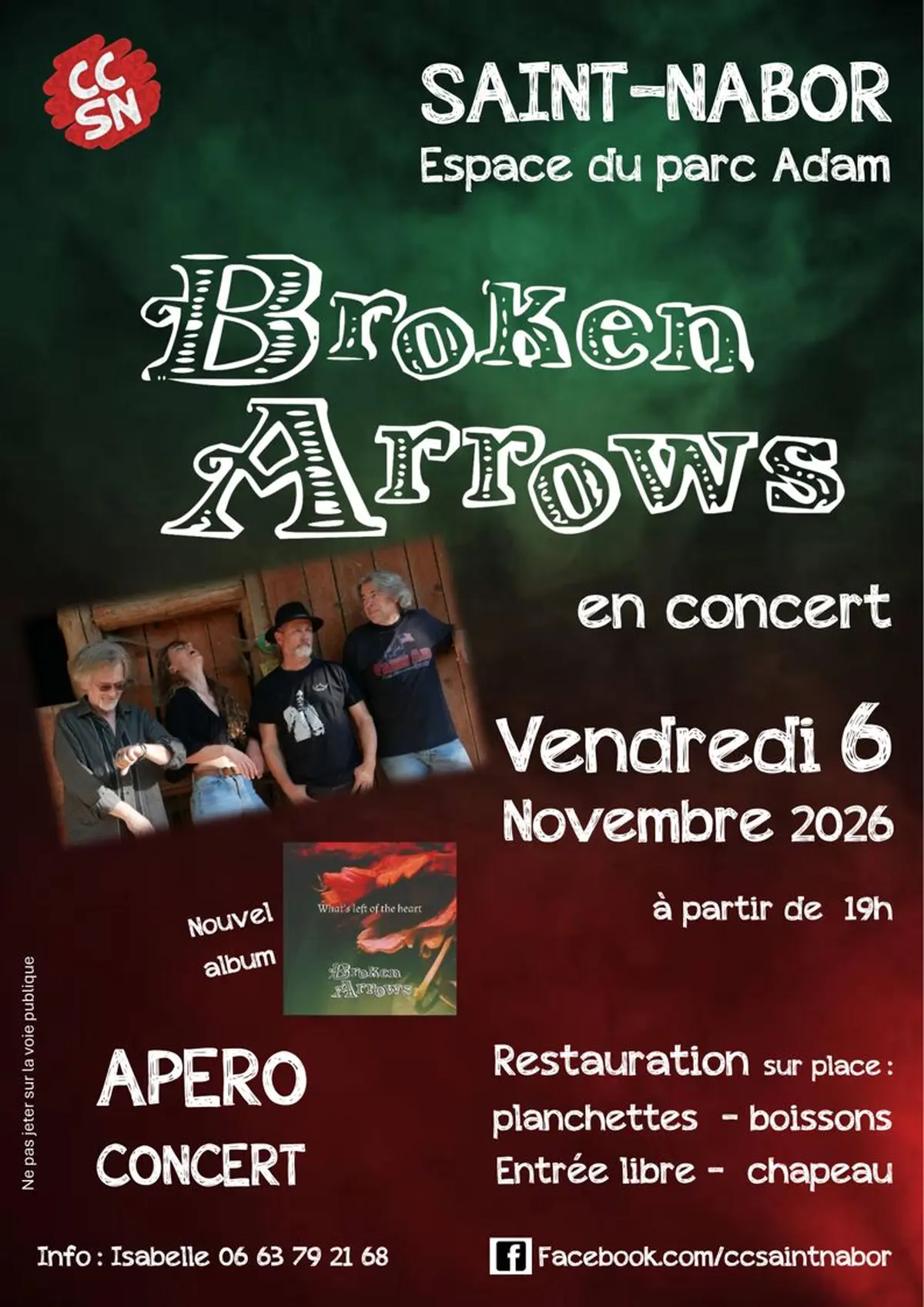 Apéro concert BROKEN ARROWS