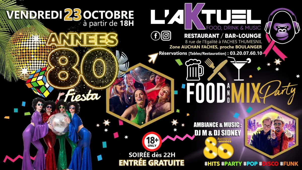 La Fiesta de nos Années 80