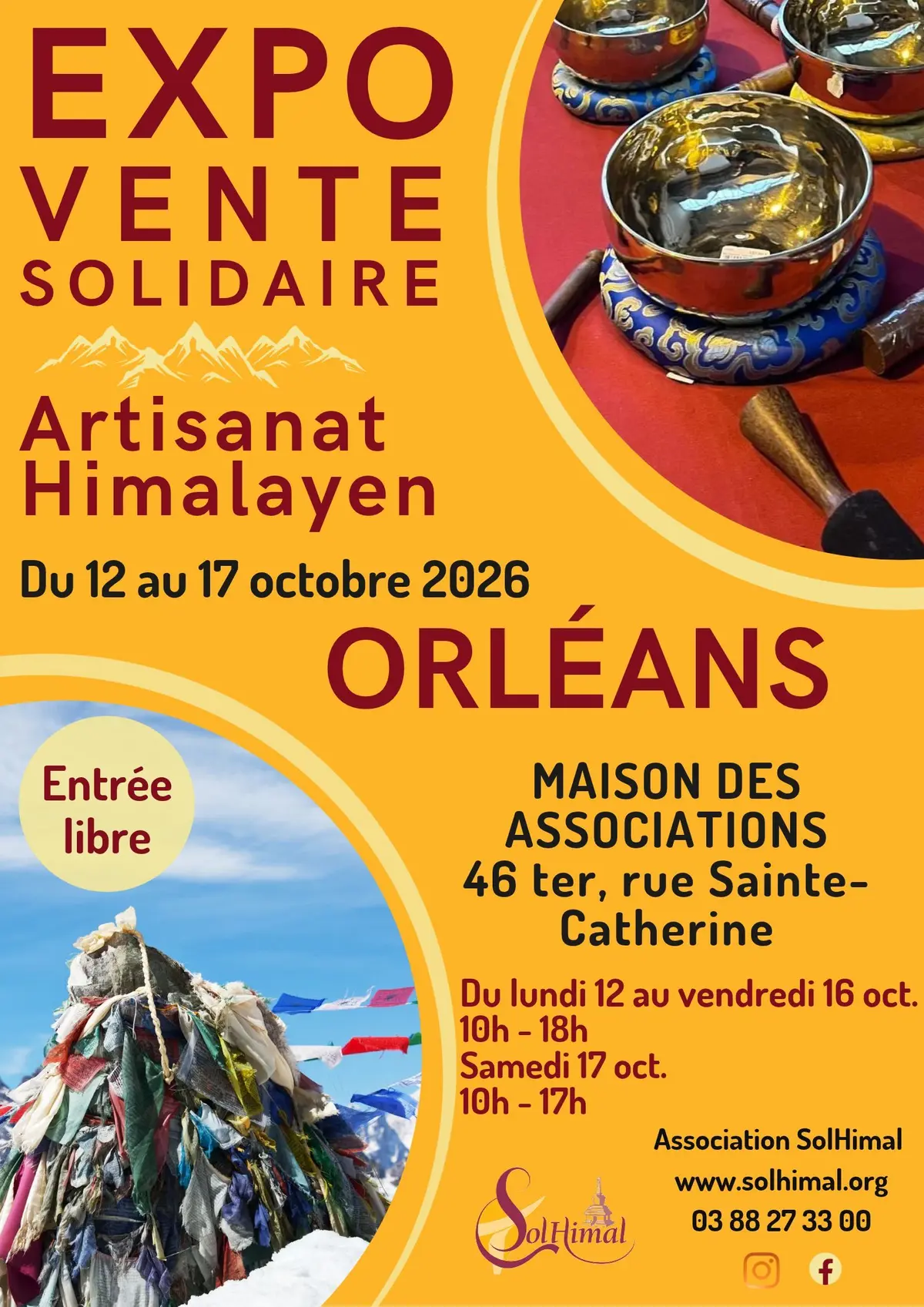 Exposition-vente solidaire d'artisanat himalayen