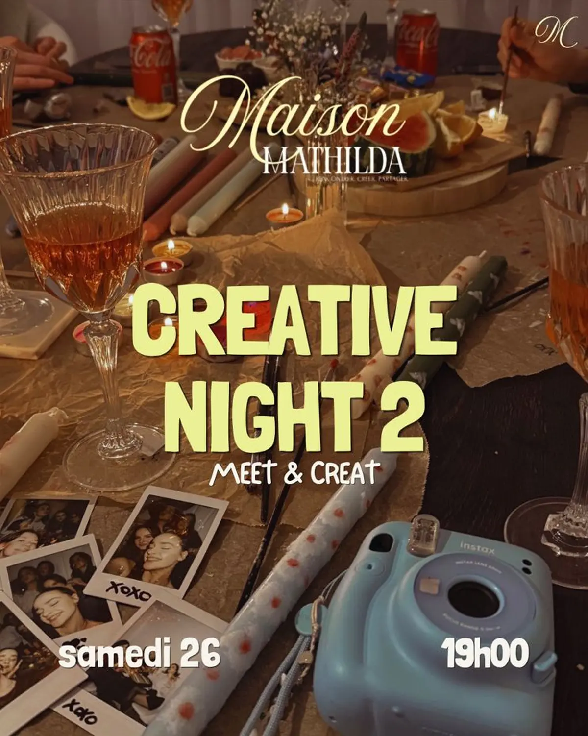 Creative night 2 by maison mathilda au quartier general