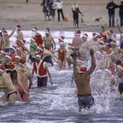 41e Bain De Noël De Valras-Plage