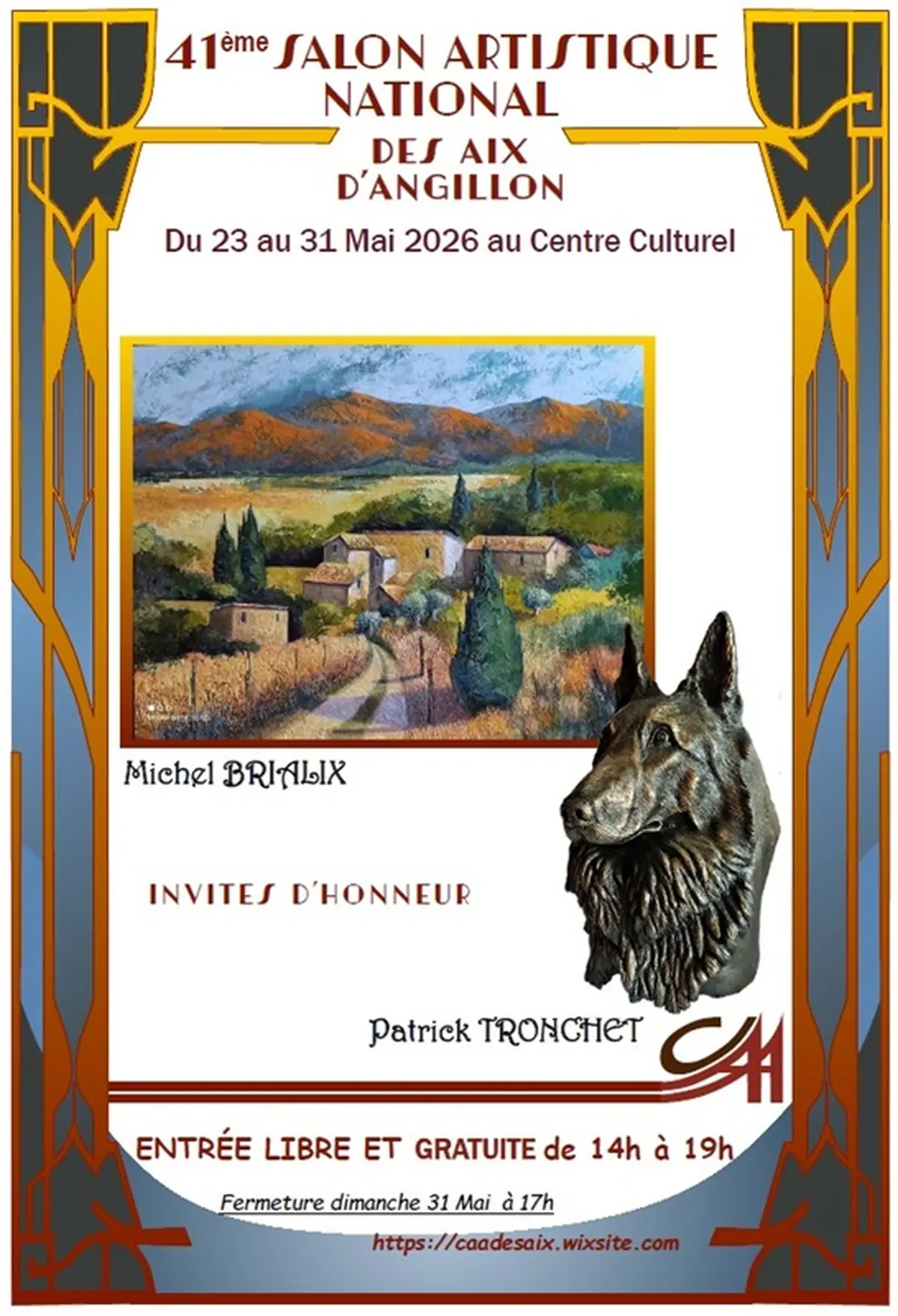 41&egrave;me Salon Artistique National des Aix d'Angillon