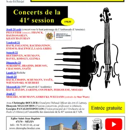 41ème session : Académie des jeunes solistes