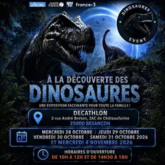 Exposition de dinosaures