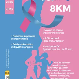 Dimanche 4 octobre 9h30 : Marche et course solidaires RichwilleRose&Bleu 8 km 