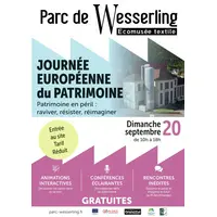 Journée Européenne du Patrimoine 2026 au Parc de Wesserling &copy; Parc de Wesserling
