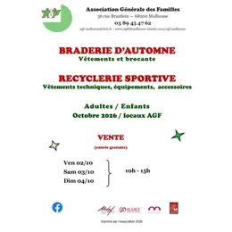 Braderie d'automne