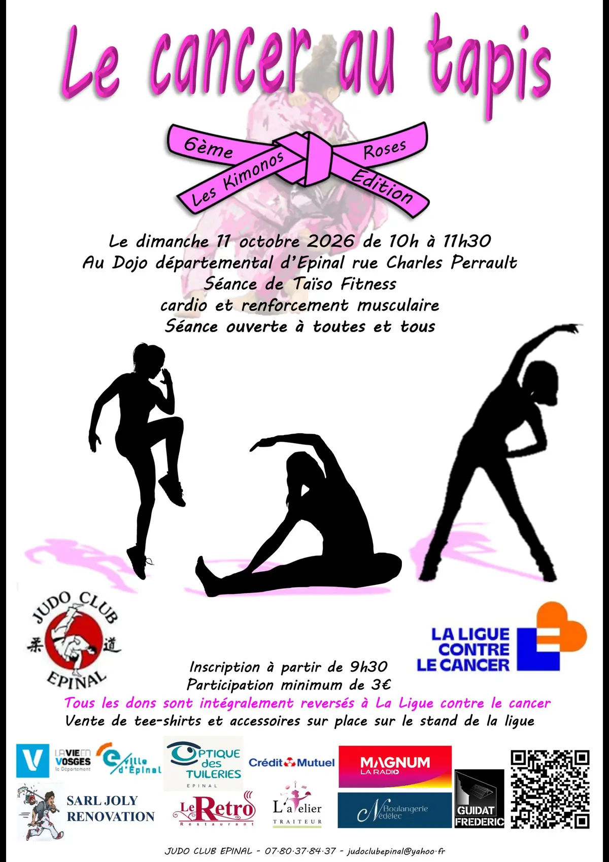 Kimonos Roses - le cancer au tapis