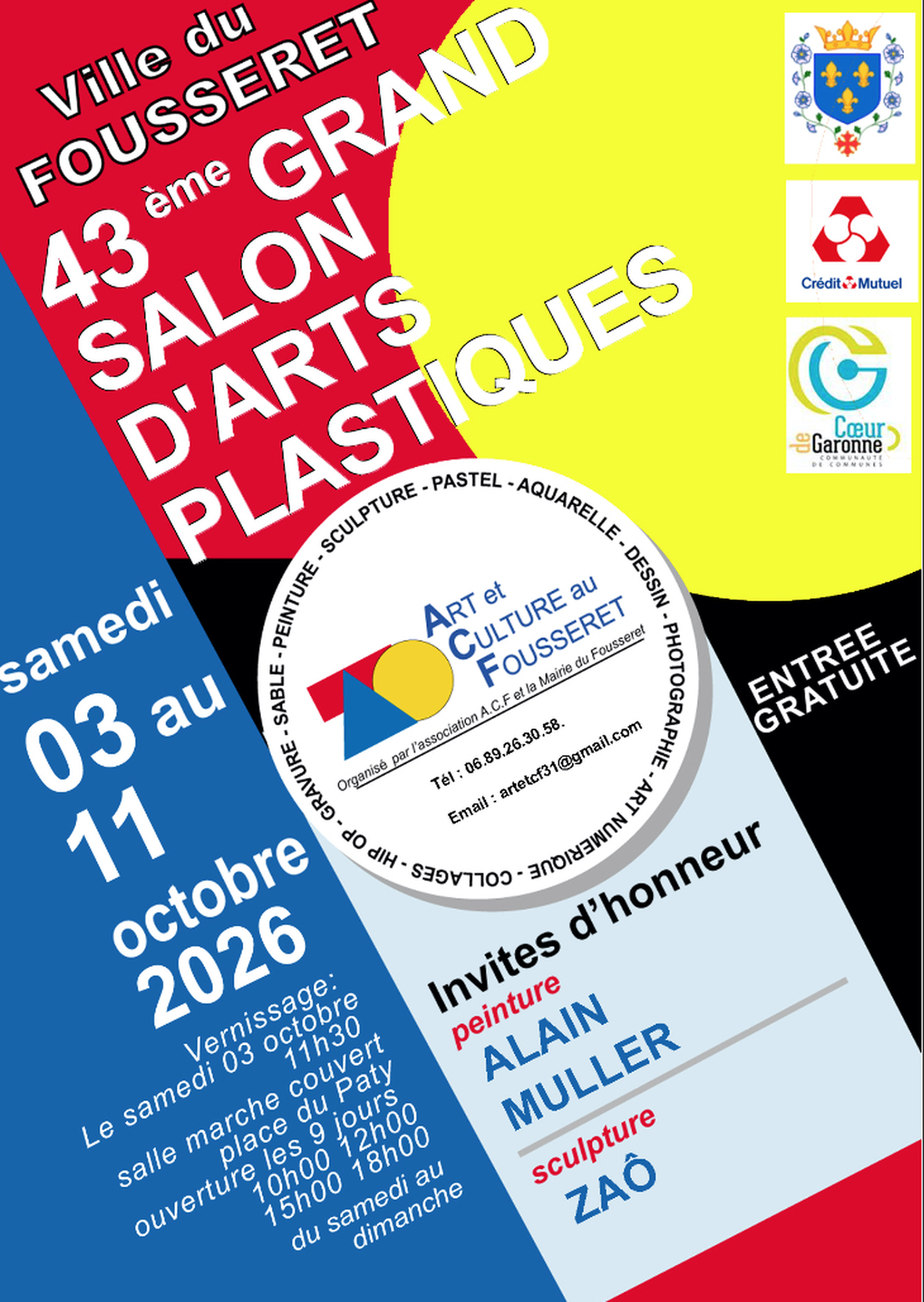 43 Eme Salon D'Arts Plastiques Du Fousseret