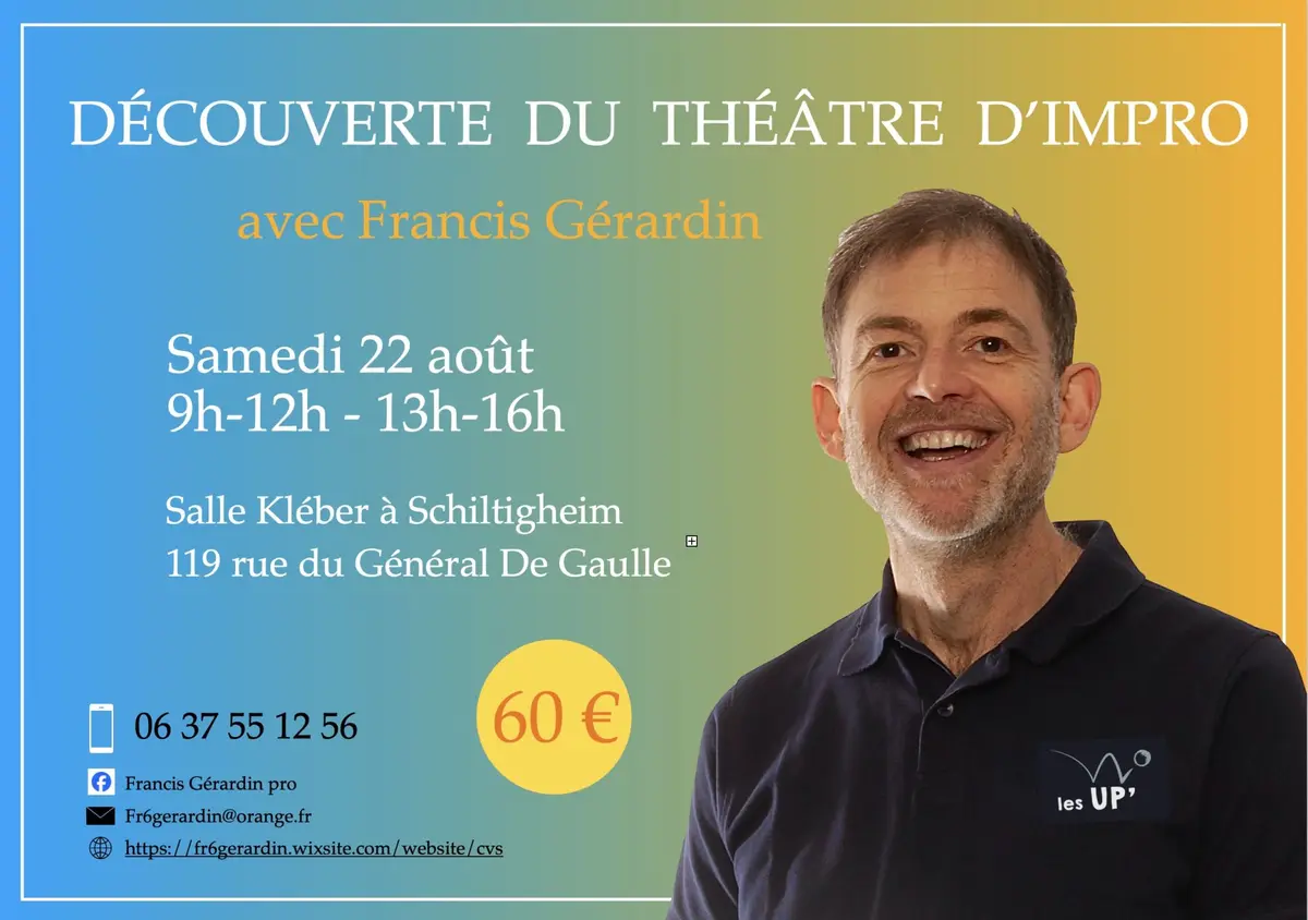 Une journée de découverte du théâtre d'impro