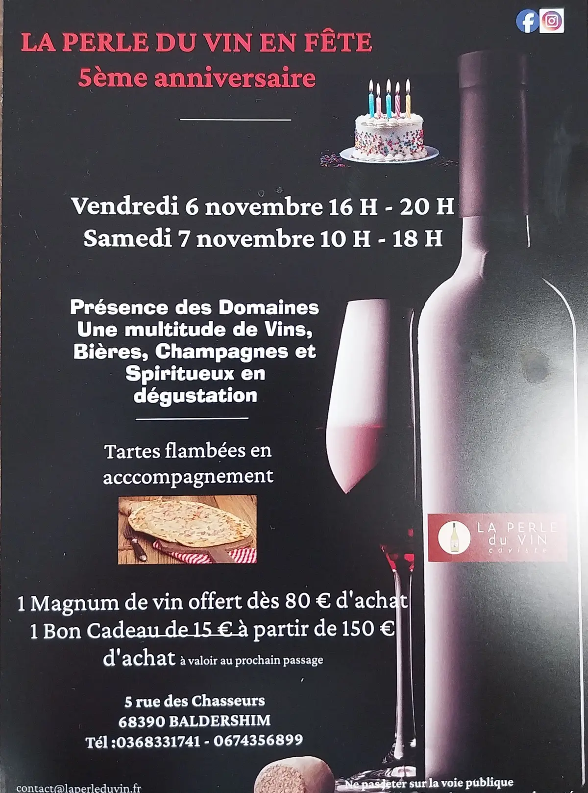 La Perle du Vin fête son 5ème anniversaire