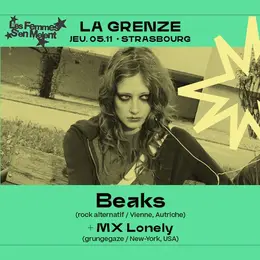 Beaks + MX Lonely en concert à La Grenze
