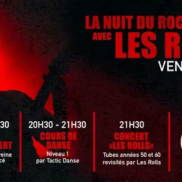 Soirée Rock'n'Roll Repas/Cours/Concert