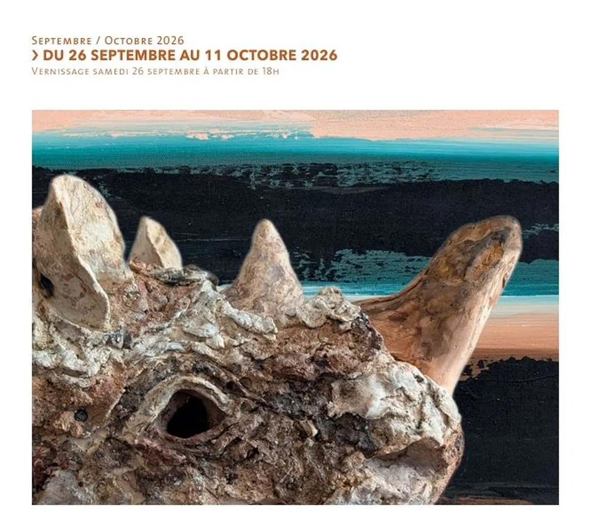 Exposition peinture sculpture _Entre Terres Ancestrales et Horizons Marins