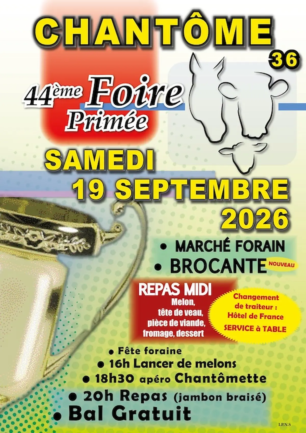 44e Foire de Chantôme