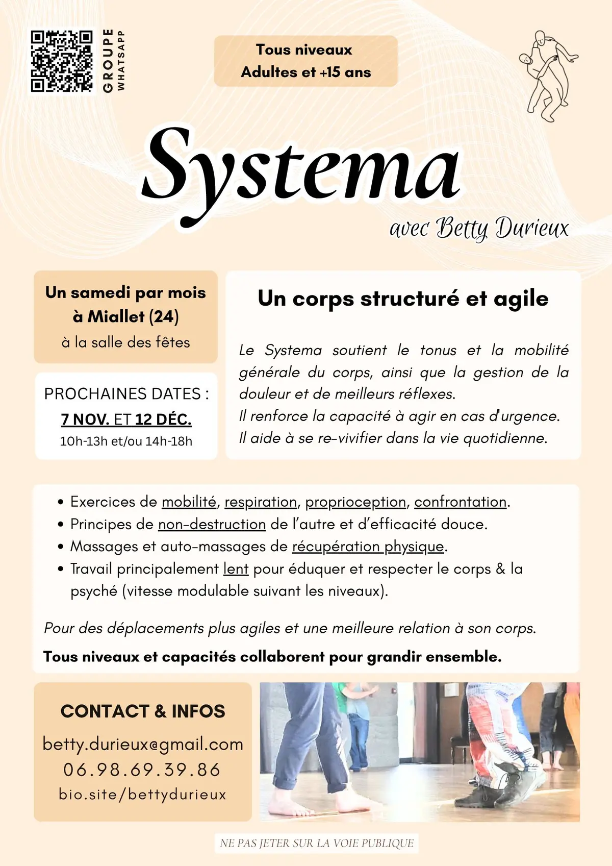 Stage de Systema à Miallet