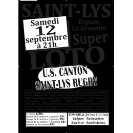 Super Loto de l’US Canton Saint Lys Rugby