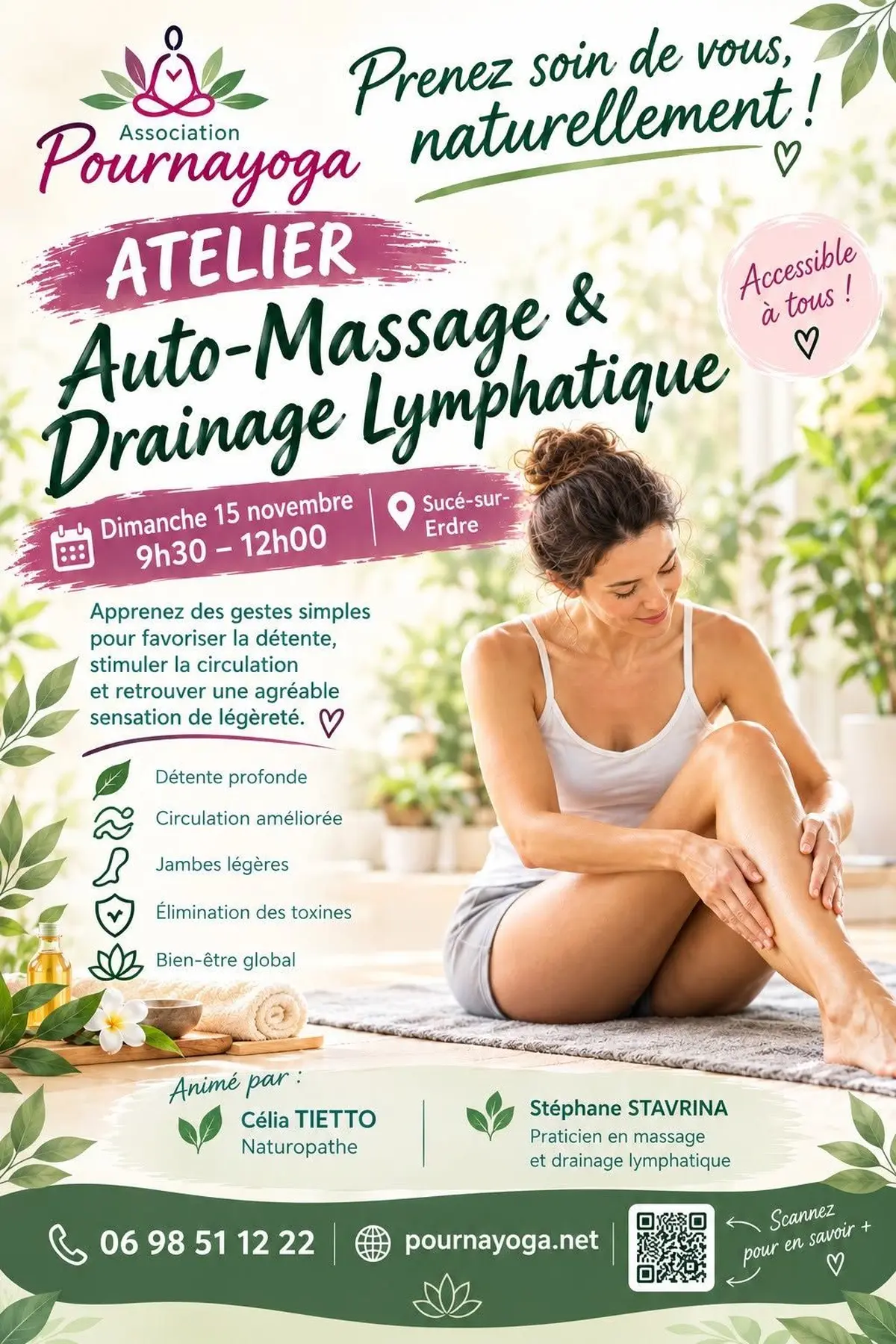Atelier Auto-massage et drainage lymphatique