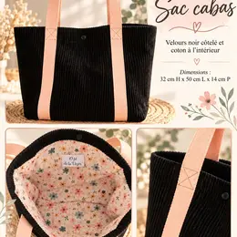 Atelier couture sac cabas