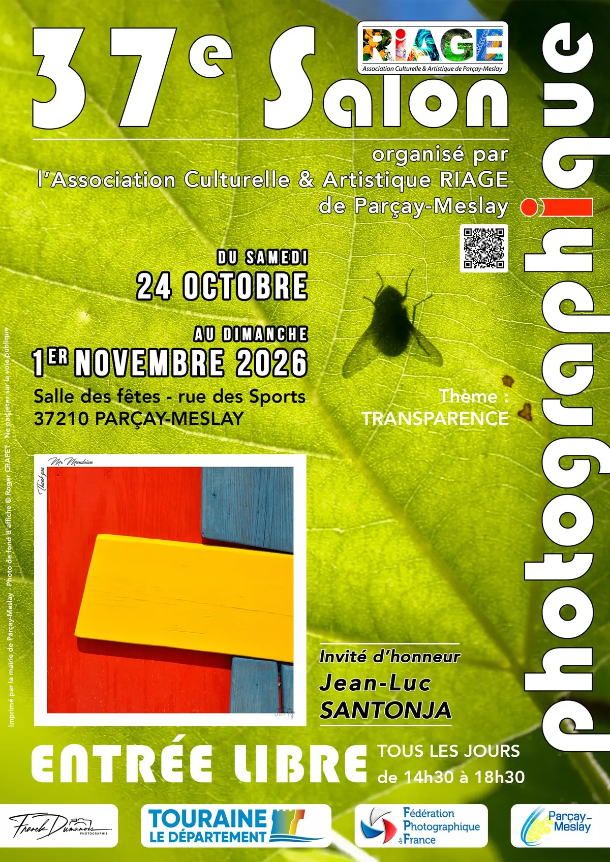 37 expo photographique de l'association riage à Parcay Meslay