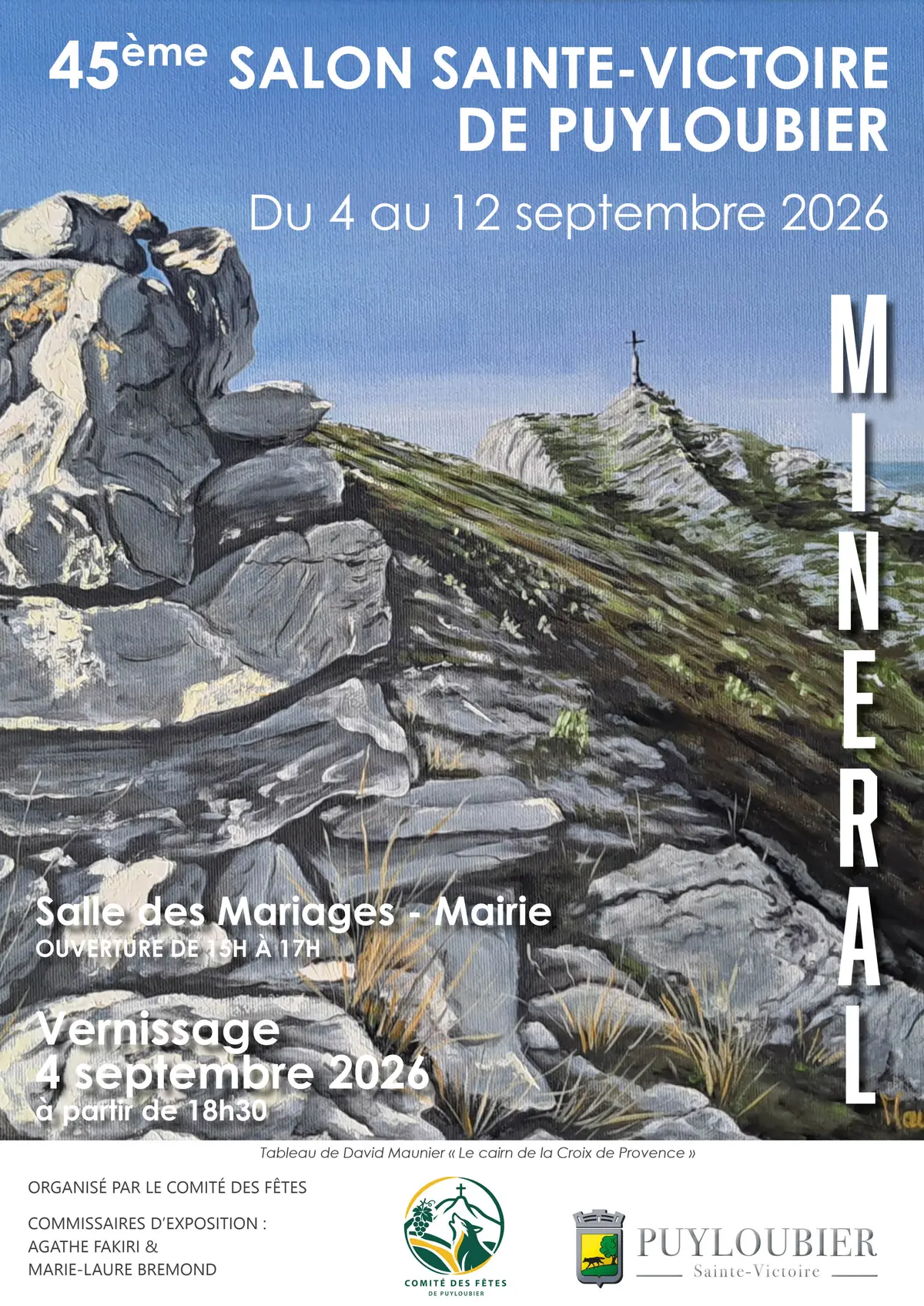 45e Salon de peinture de Sainte Victoire MINERAL