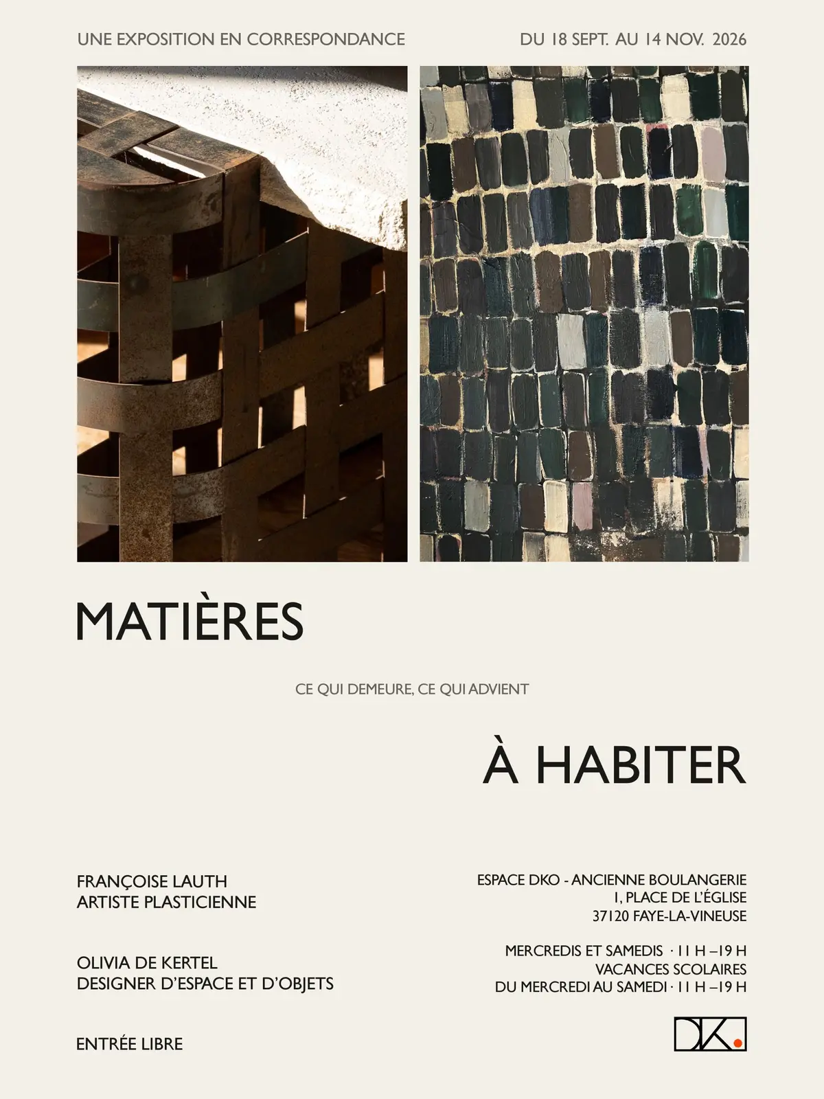 Matières à habiter