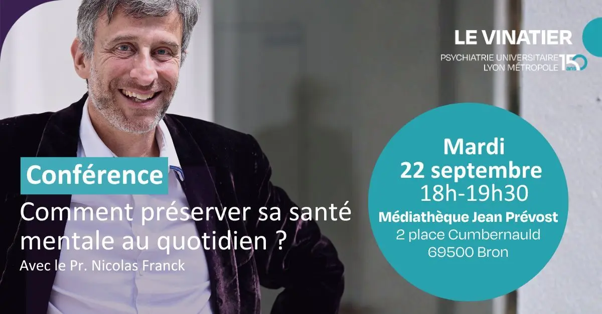 Conférence « la santé mentale des adultes »