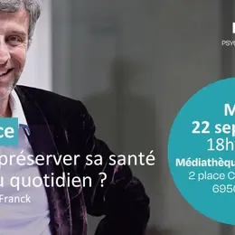 Conférence « la santé mentale des adultes »
