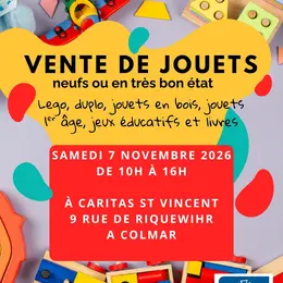 Vente de jouets neufs ou en très bon état
