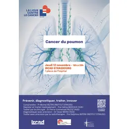 Conférence grand public sur le cancer du poumon