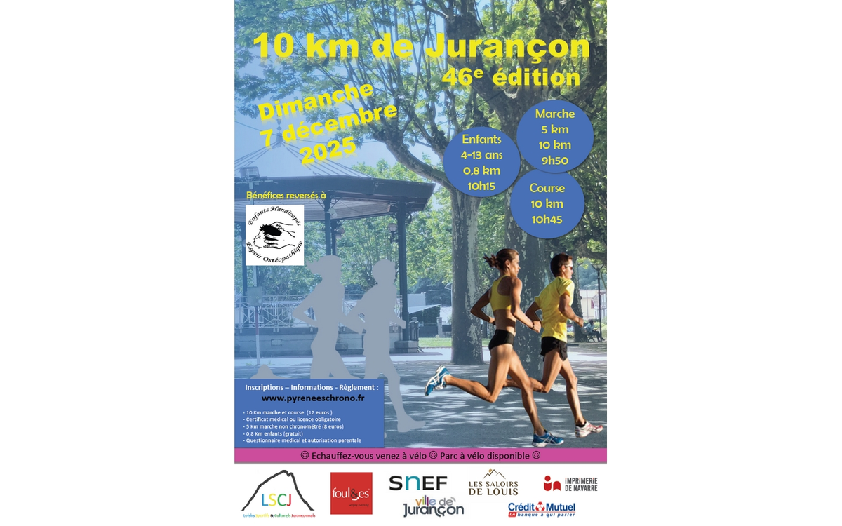 46° édition: 10km de Jurançon