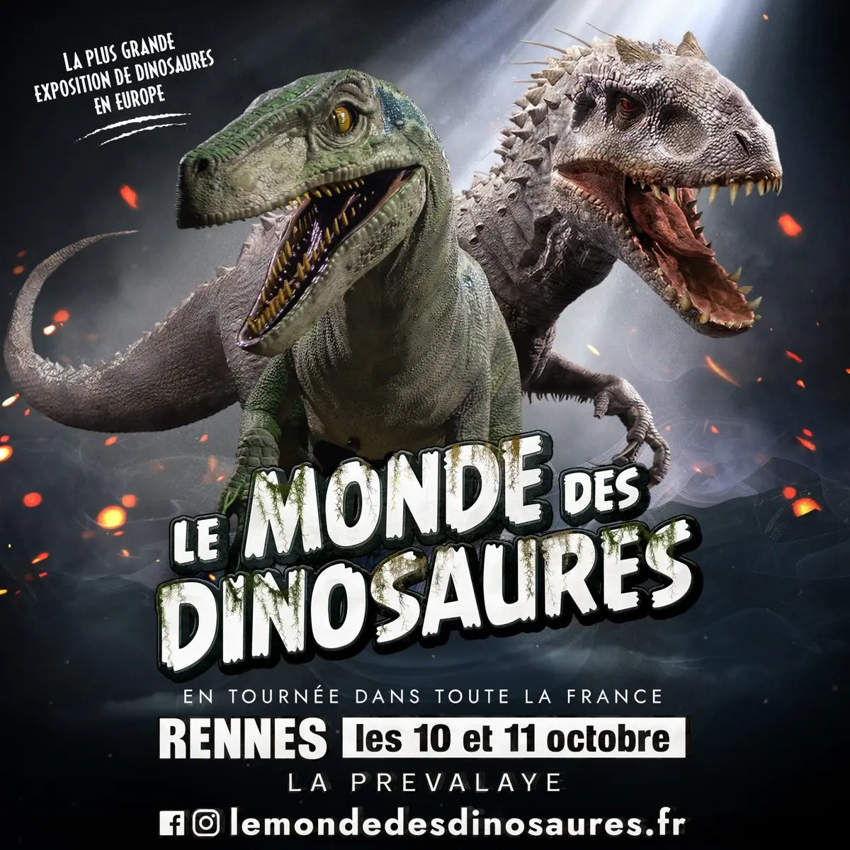 Le Monde des Dinosaures à Rennes