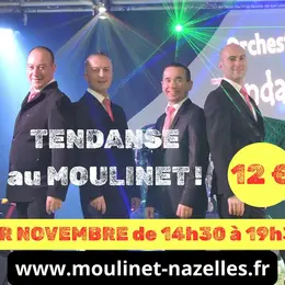 Orchestre Tendanse au Moulinet - Après-midi dansant - 12 €
