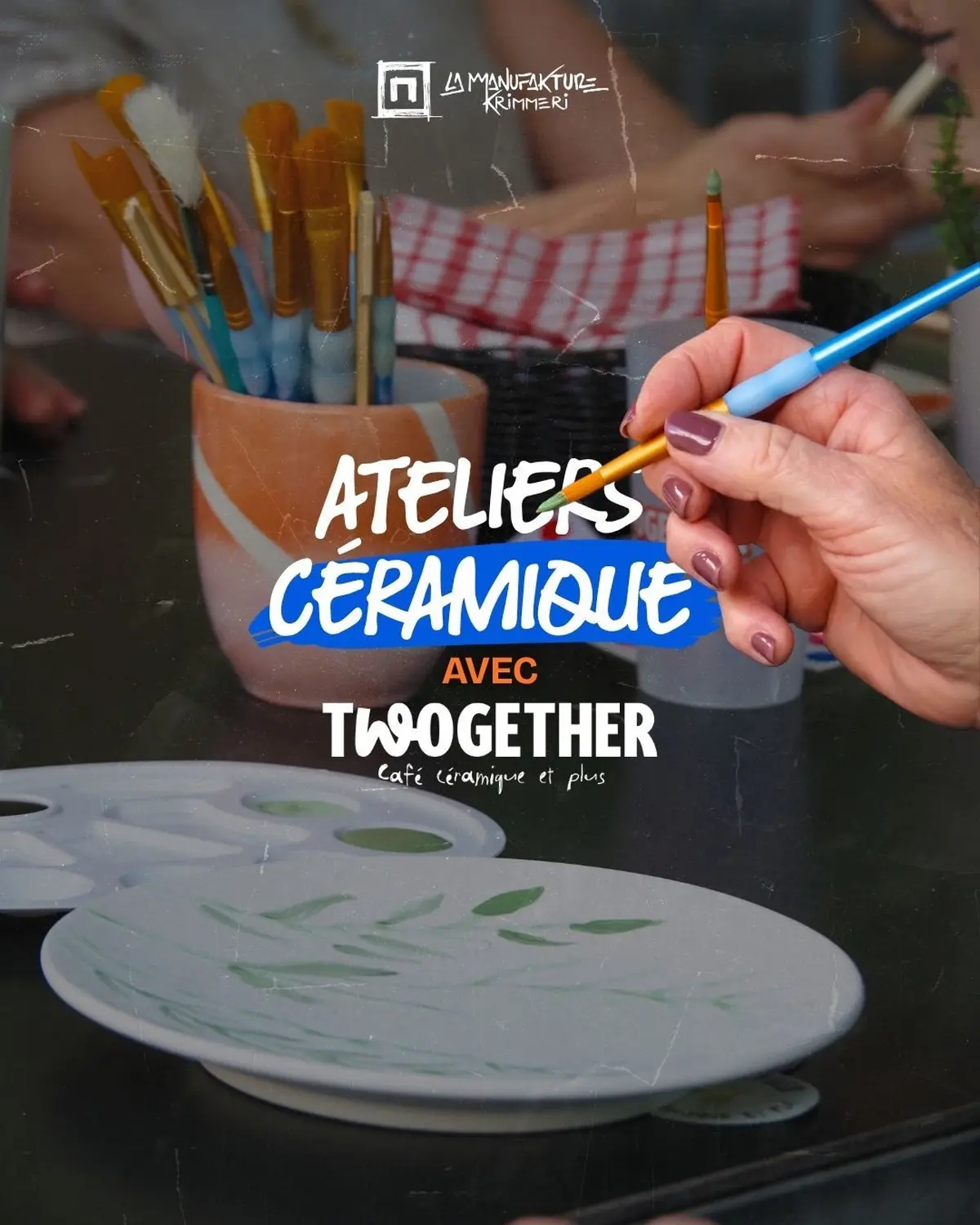 Atelier peinture sur céramique à la Manuf' Krimmeri !