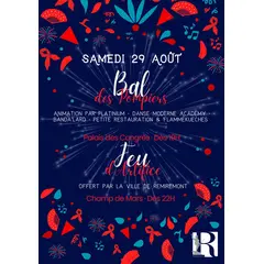Bal des Pompiers et feu d'artifice à Remiremont