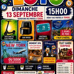 Loto Spécial Rentrée