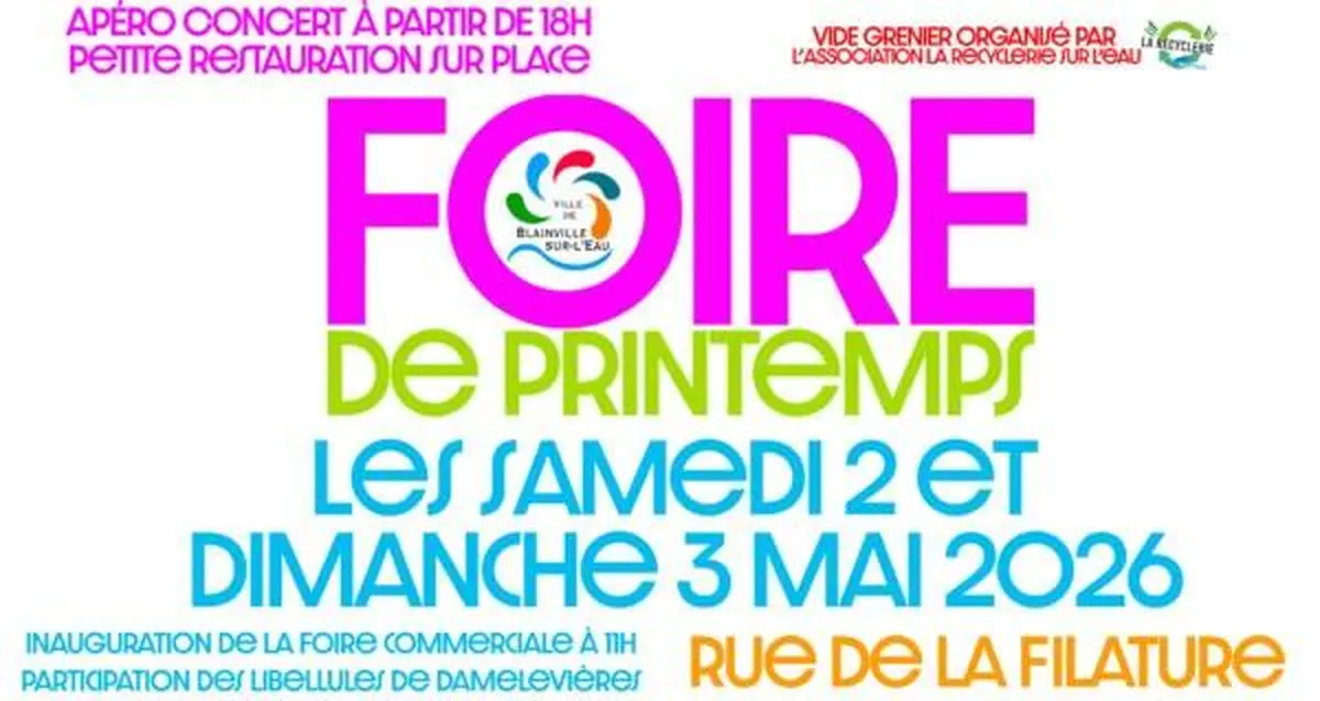 47ème Foire de Printemps de Blainville-sur-l’Eau