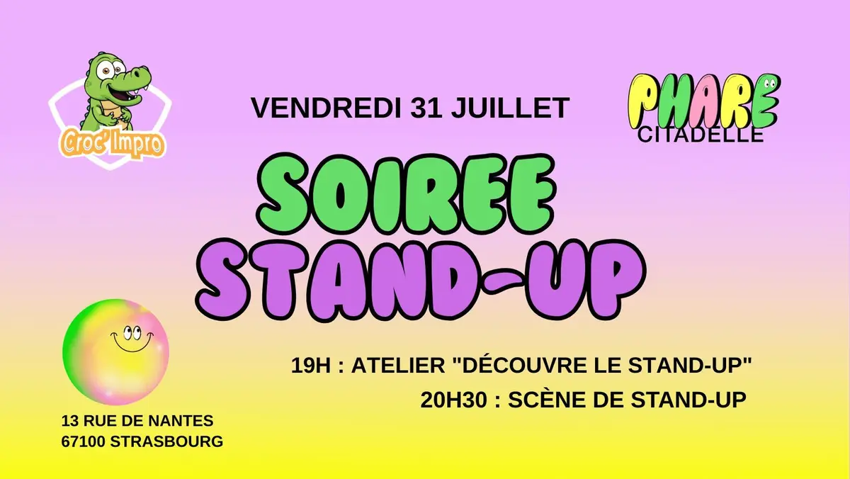 Soirée Stand-up - Atelier Découverte & Spectacle