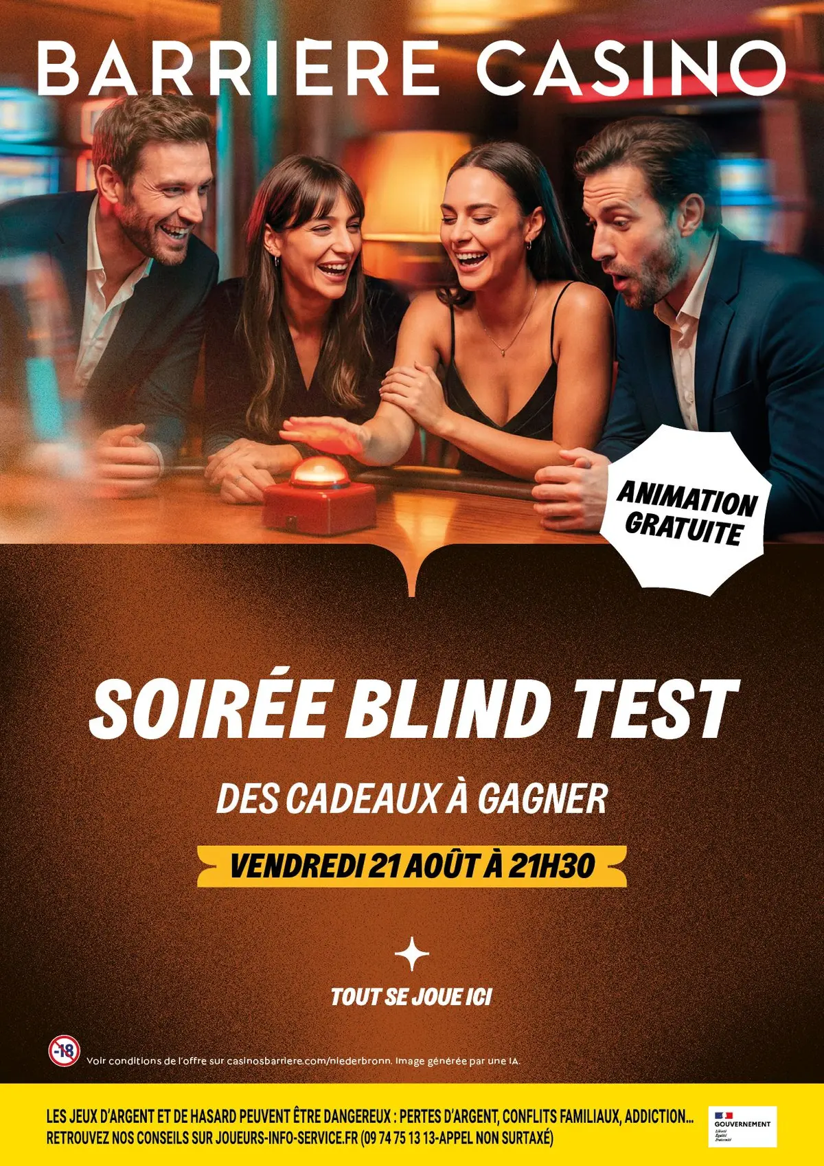 Soirée Blind test au Casino Barrière Niederbronn-les-Bains