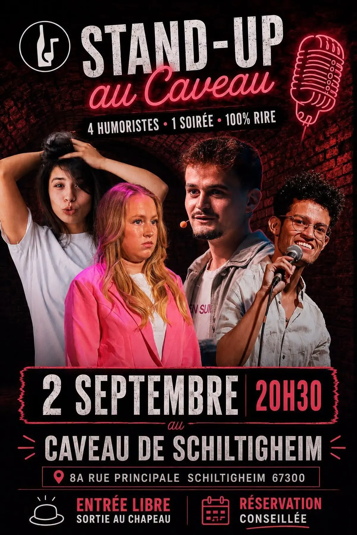Soirée Stand-up au Caveau de Schiltigheim