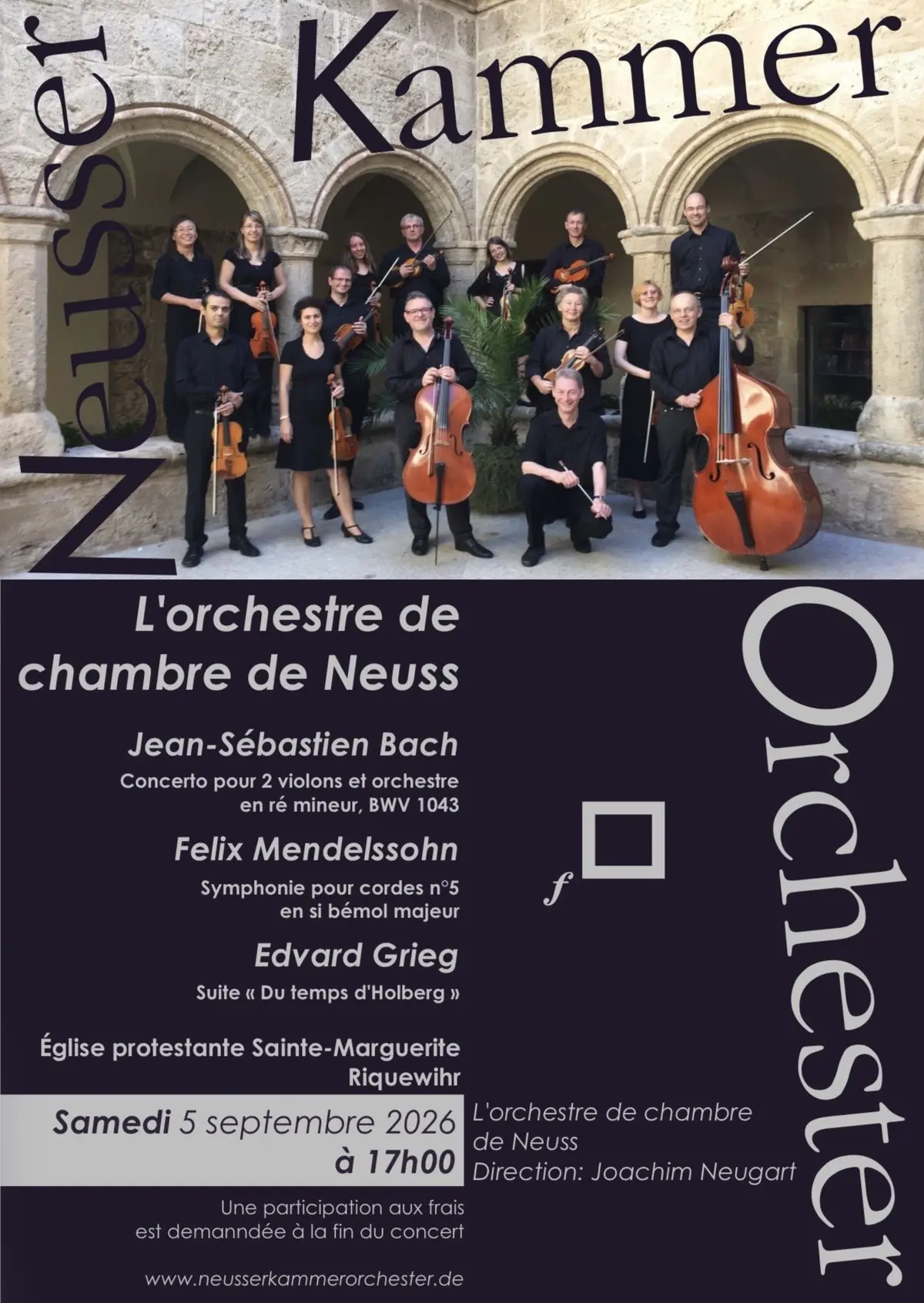 Concert orchestre de chambre Neuss