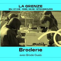 Ateliers Broderie avec Brode Ouais à La Grenze
