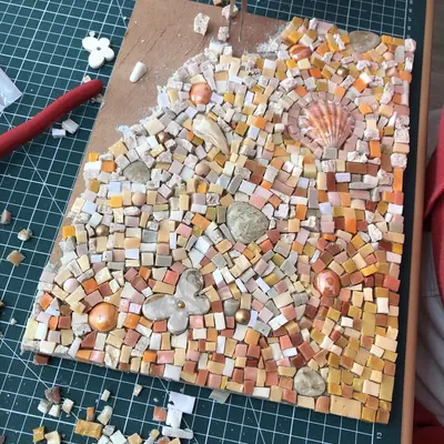 Atelier de mosaïque/peinture, cabinet d'art-thérapie | Géraldine Senon, Bordeaux