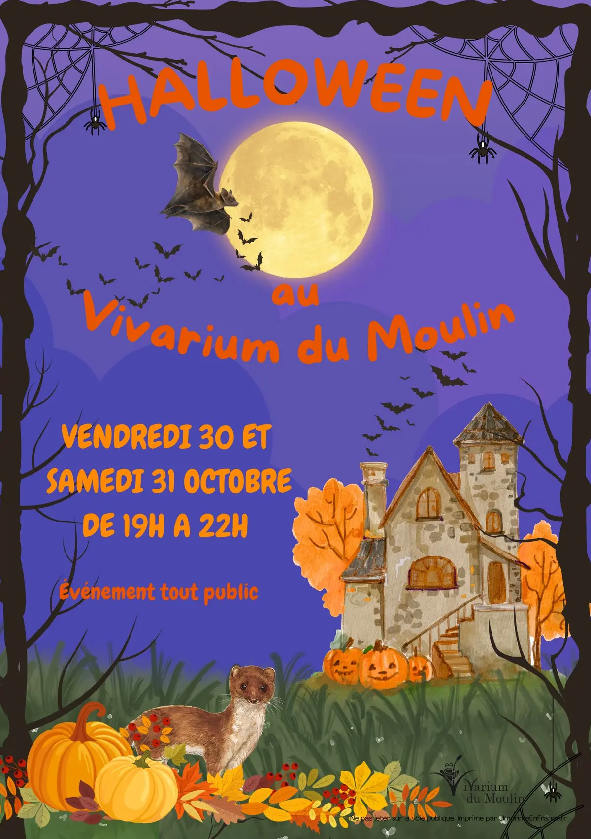 Halloween au Vivarium du Moulin