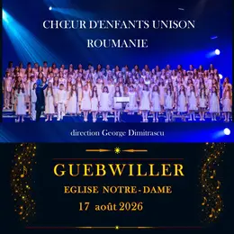 Concert exceptionnel  Chœur d’Enfants UNISON  Brasov – Roumanie