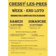 Lotos du comite des fêtes de Racines
