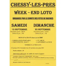 Lotos du comite des fêtes de Racines