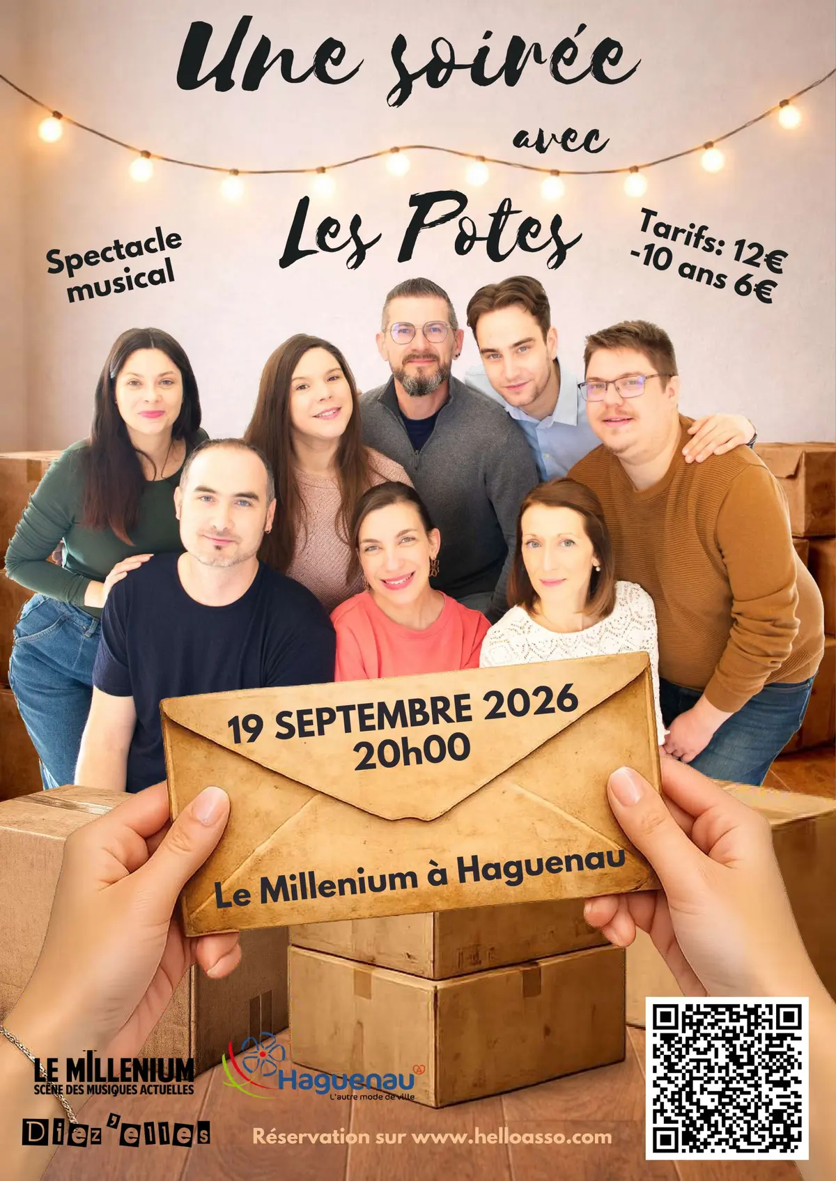 Concert Spectacle Une soirée avec les Potes