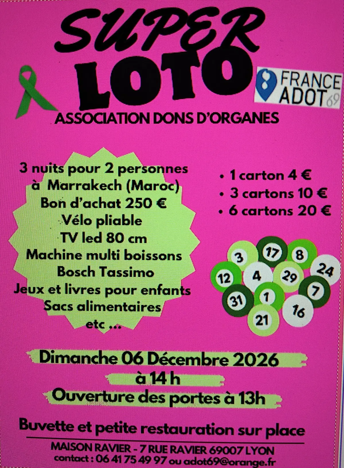 Super Loto FRANCE ADOT 69